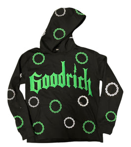 GoodRich Black & Green Hoodie